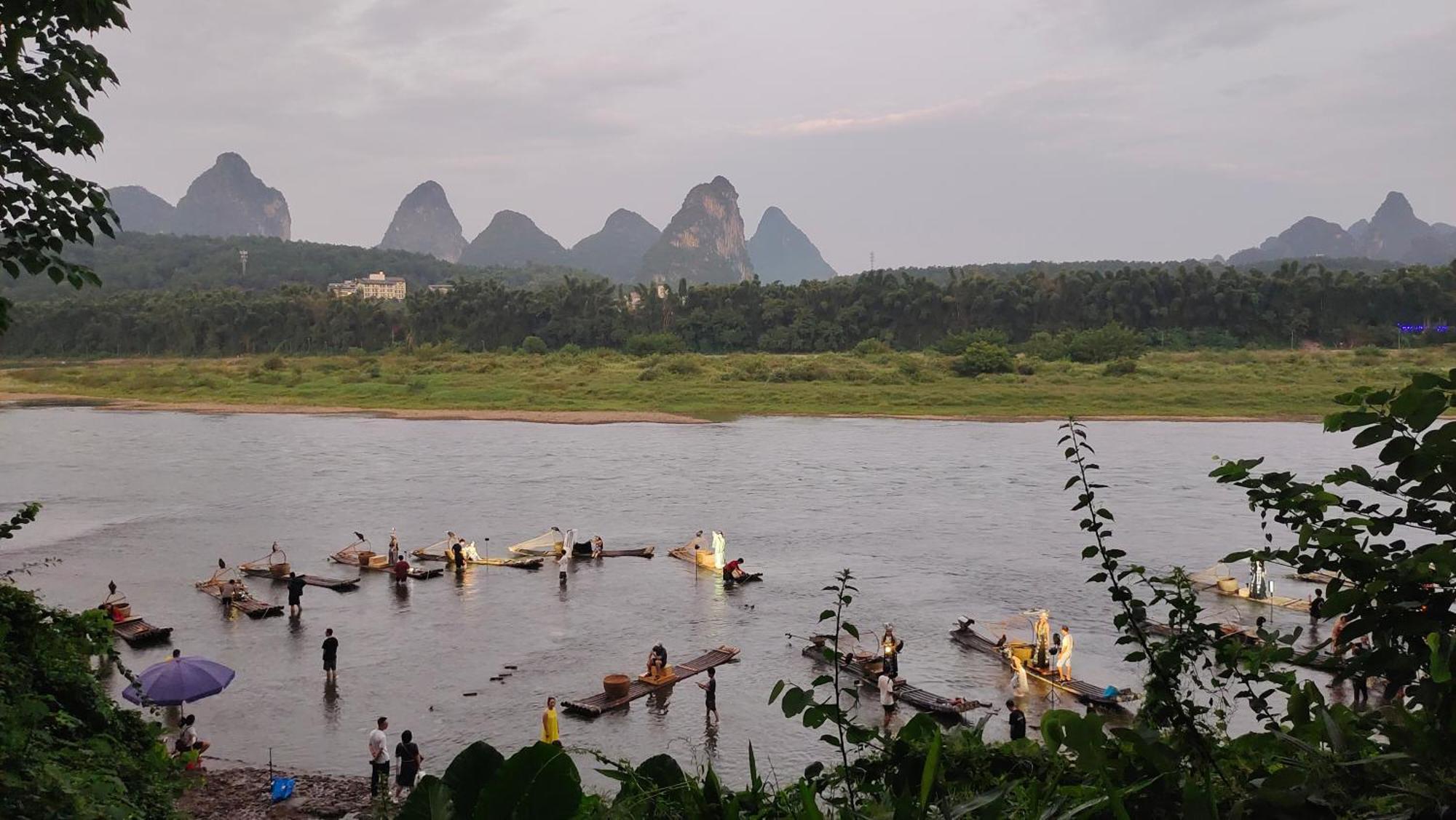 老门客栈 Hotell Yangshuo Exteriör bild
