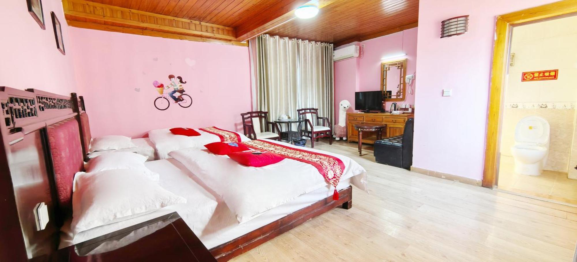 老门客栈 Hotell Yangshuo Exteriör bild